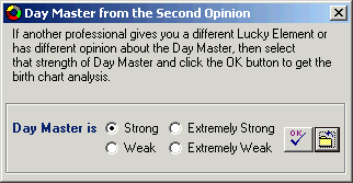 Day Master options